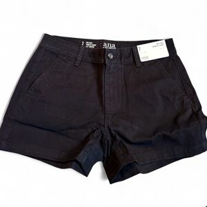 a.n.a Black Women's Mid-Rise Jean Shorts